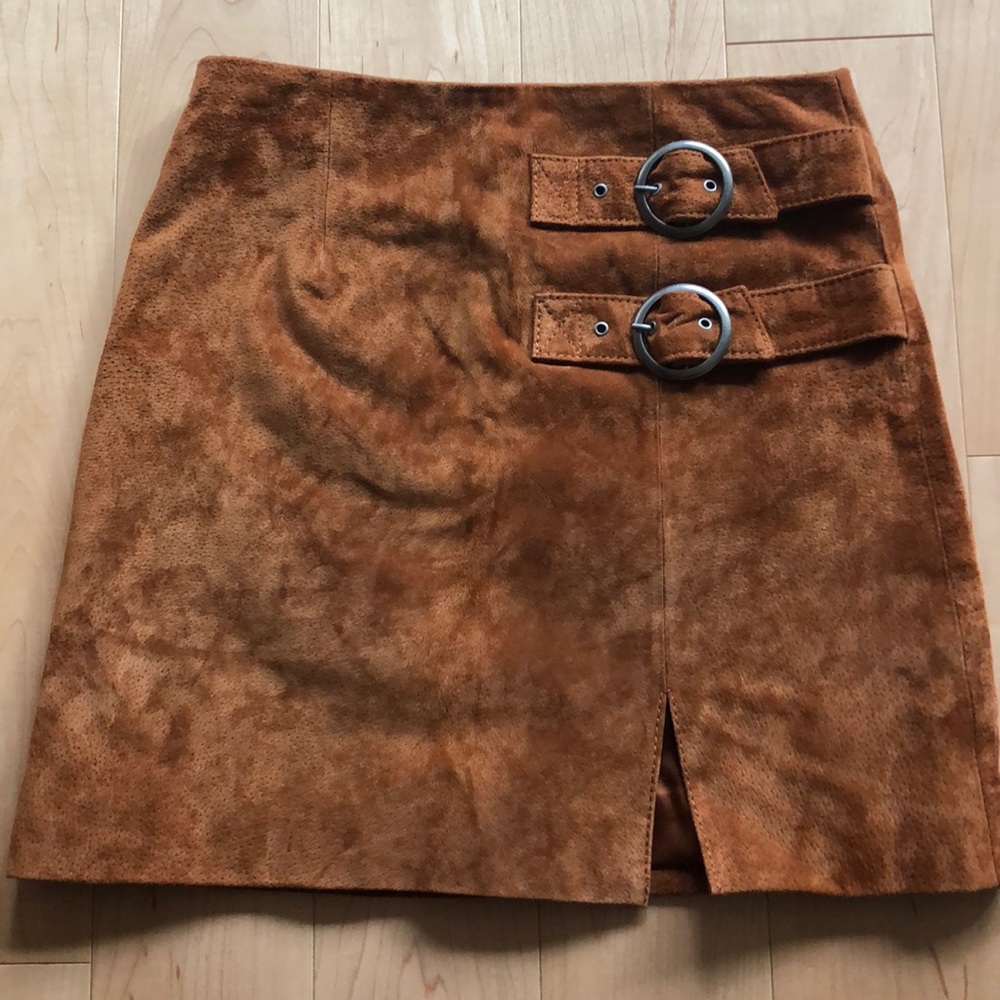 BlankNYC suede mini skirt